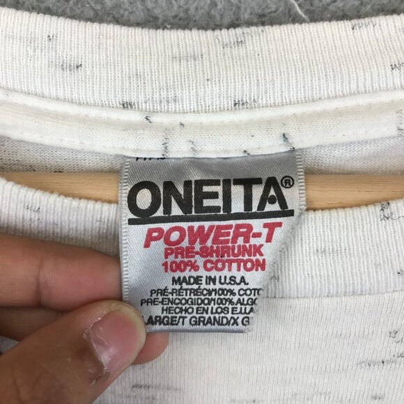 Vintage Alaska Polar Graphic Tee Wolf Frontier Single Stitch T Shirt Long sleeve - Picture 7 of 11